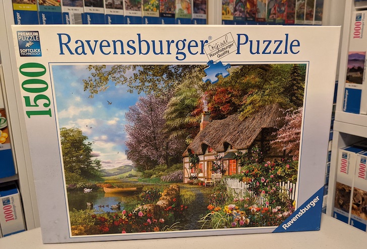 Rare Ravensburger Puzzle 1500 Pieces MALDIVES 162451 Trees Beach Ocean